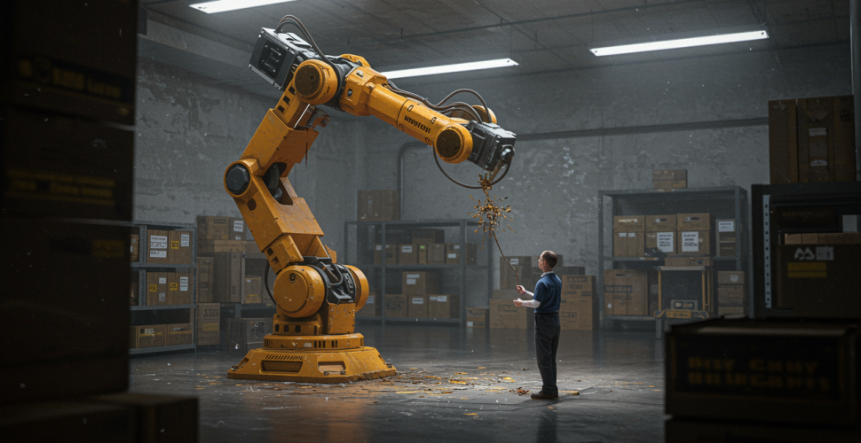 Robótica na Fábrica: Otimizando Produção de Peças Modulares