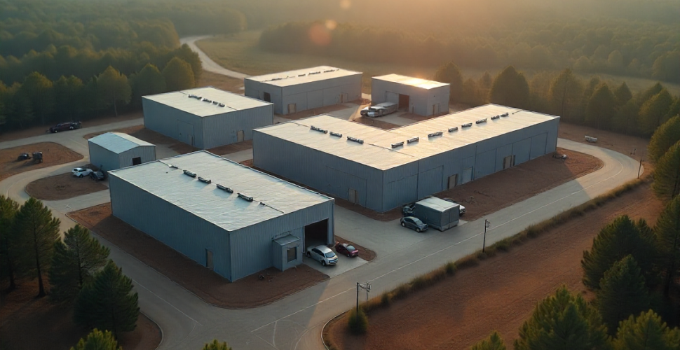 Drones para Monitoramento de Fábricas e Obras Modulares